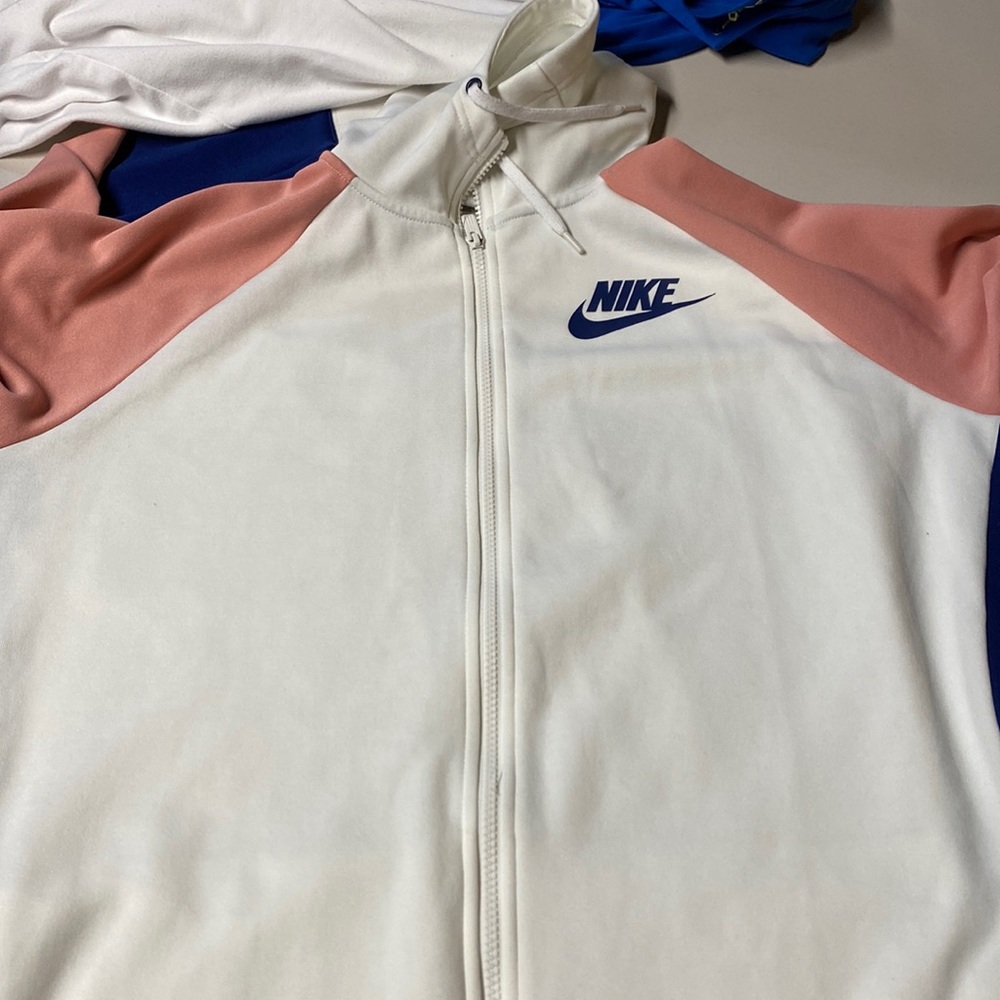 Nike color block zip up
